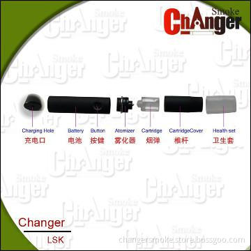 HOT sale ecig can burn dry herb ecigarette LSK